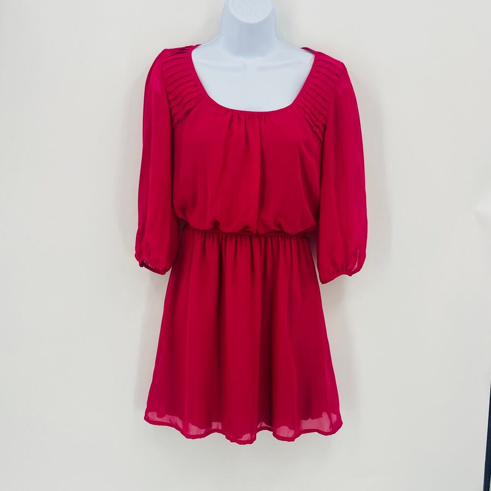 Speechless Pink Fit and Flare Dress